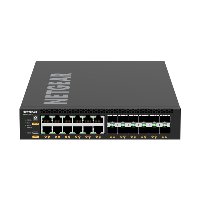 NETGEAR XSM4324 Managed L3 10G Ethernet (100/1000/10000) 1U Black