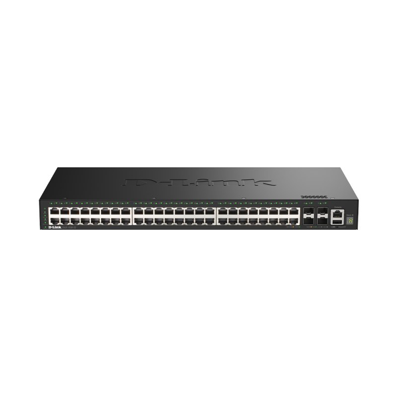 D-Link 52-Port Gigabit Stackable Smart Managed Switch with 4 x 10G SFP+ Ports