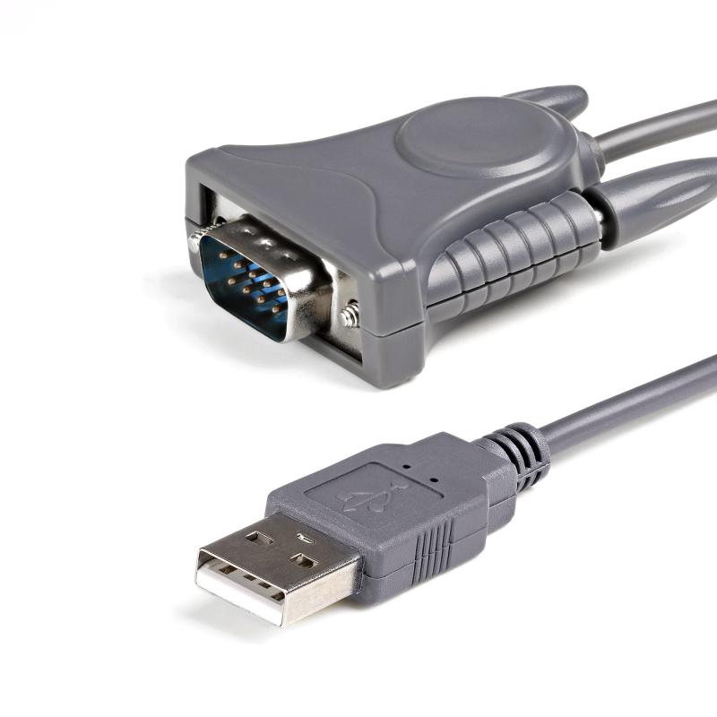 StarTech.com Câble USB vers Série à 1 Port de 91cm, Convertisseur DB9/DB25 RS232 vers USB, Prolific, Adaptateur USB vers Série