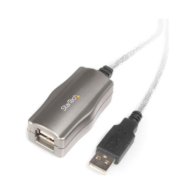 StarTech.com Câble d'Extension USB 2.0 Actif de 4.80m - Prolongateur USB Actif