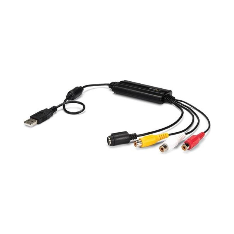 StarTech.com Adaptateur S-Vidéo vers USB 2.0 - Convertisseur analogique a numerique - Pour Windows - Cable adaptateur d'acquisition vidéo