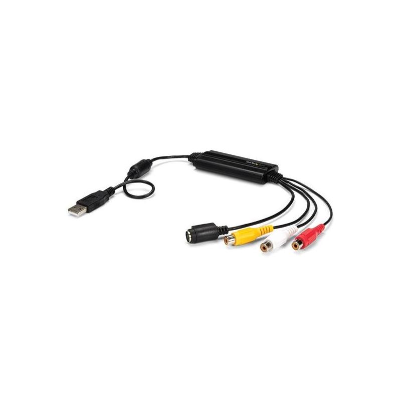 StarTech.com Adaptateur S-Vidéo vers USB 2.0 - Convertisseur analogique a numerique - Pour Windows - Cable adaptateur d'acquisition vidéo