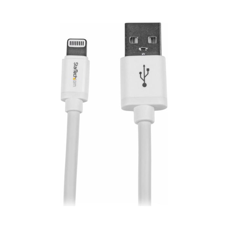 StarTech.com Câble Apple Lightning vers USB pour iPhone, iPod, iPad - 2 m Blanc