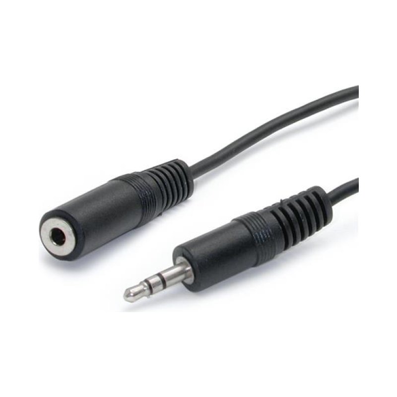StarTech.com Câble d'extension audio stéréo de 3,5 mm (M/F) - 1,8 m - Noir