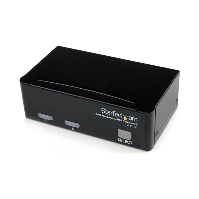StarTech.com 2 Port Professional USB KVM Switch Kit with Cables - TAA