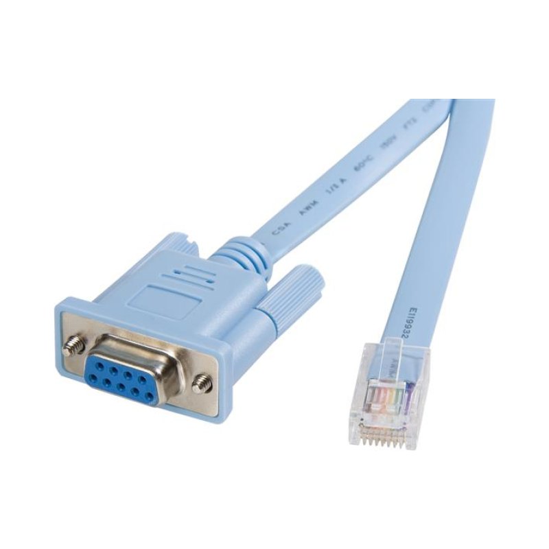StarTech.com 6 ft RJ45 to DB9 Cisco Console Management Router Cable - M/F