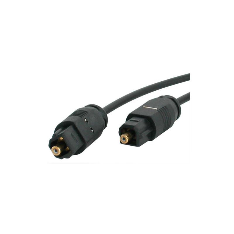 StarTech.com 6 ft Thin Toslink Digital Audio Cable câble audio 1,83 m Noir