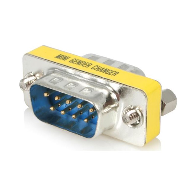 StarTech.com Slimline Serial DB9 Gender Changer - M/M