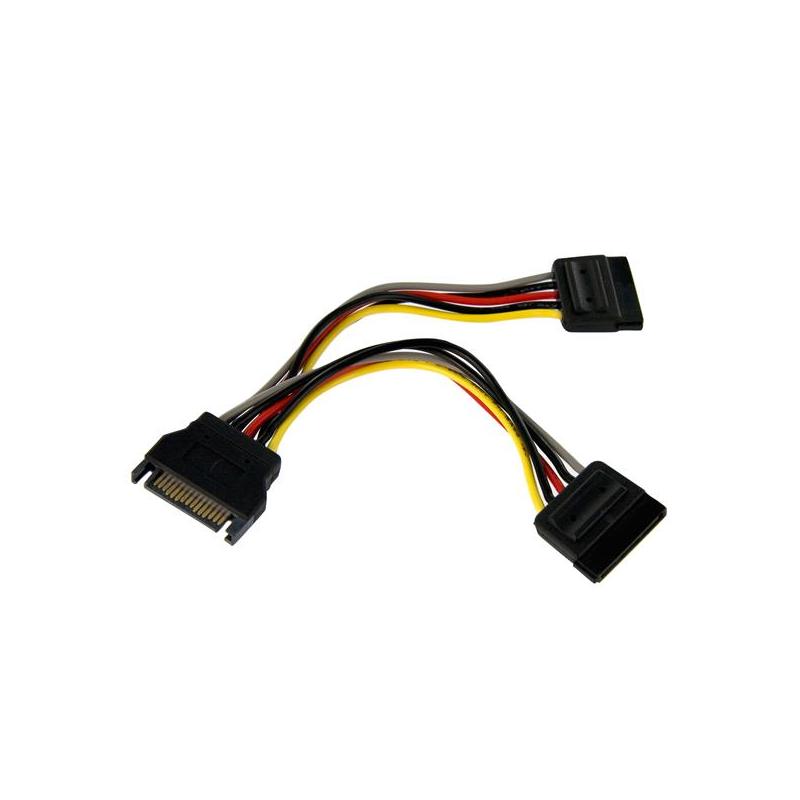 StarTech.com Adaptateur de câble répartiteur d'alimentation en Y SATA 15 cm - M/F