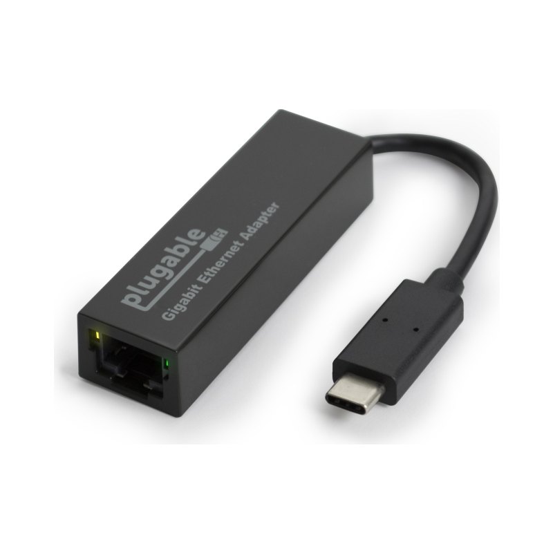 Plugable Technologies USB C to Ethernet Adapter, Fast and Reliable Thunderbolt or USB C to Gigabit Ethernet Adapter, Compatible with Windows, Mac, iPhone 15, ChromeOS, Dell XPS, Switch
