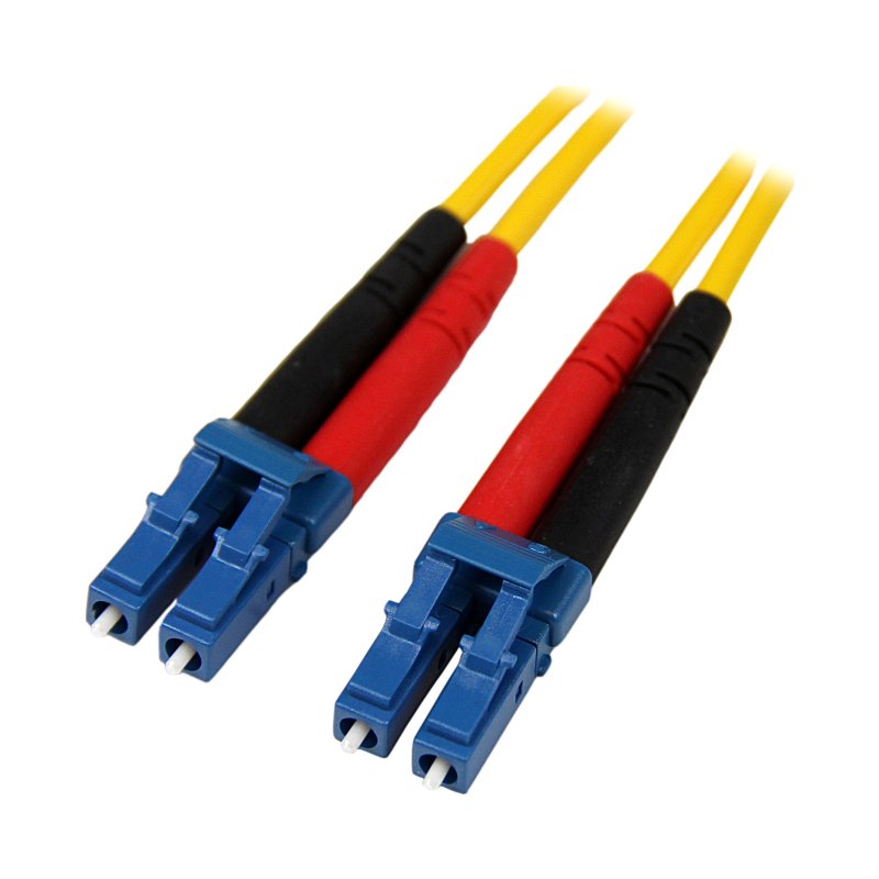 StarTech.com 1m Fiber Optic Cable - Single-Mode Duplex 9/125 LSZH Fiber Jumper Cord - LC/LC