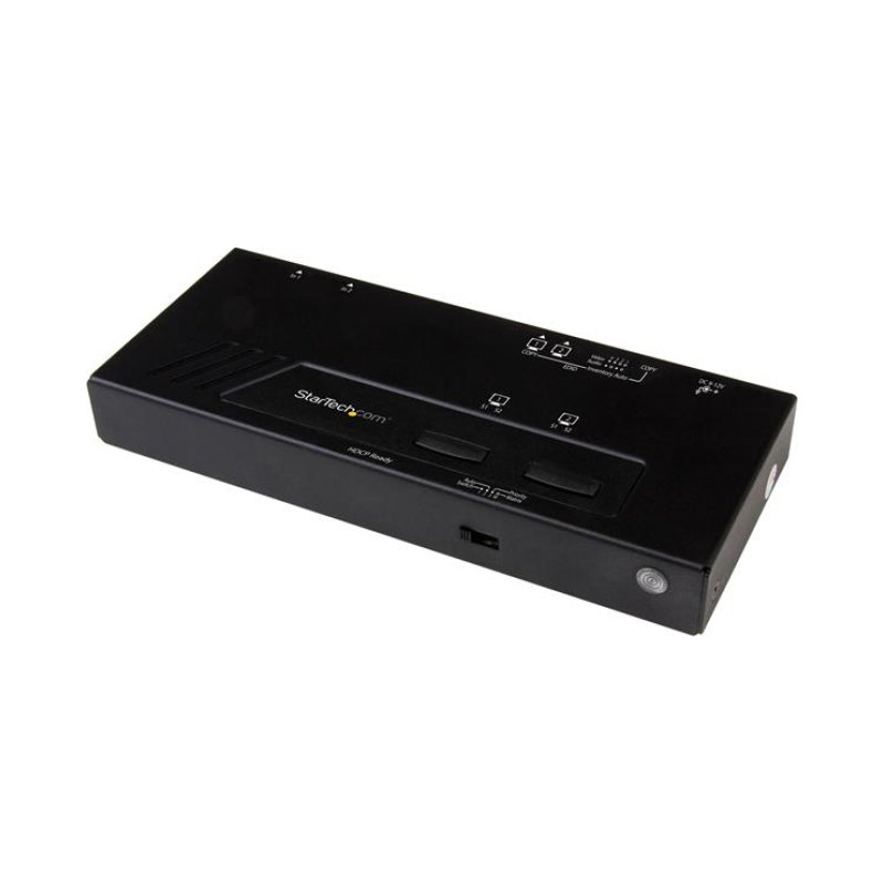 StarTech.com 2x2 HDMI Matrix Switch - 4K with Fast Switching and Auto-Sensing - TAA
