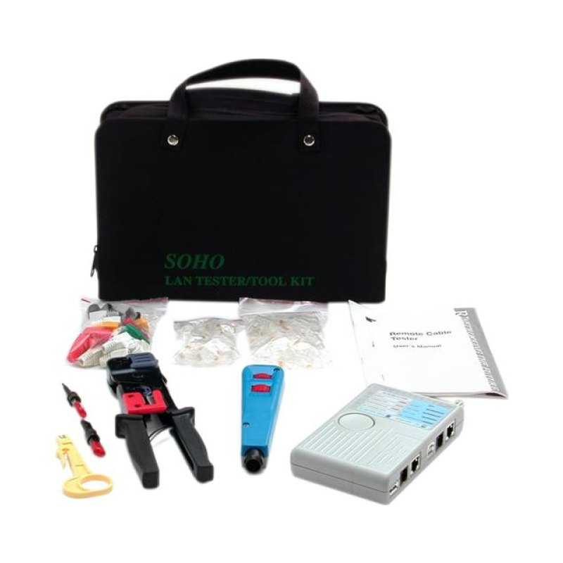 StarTech.com Professional RJ45 Network Installer Tool Kit with Carrying Case - TAA