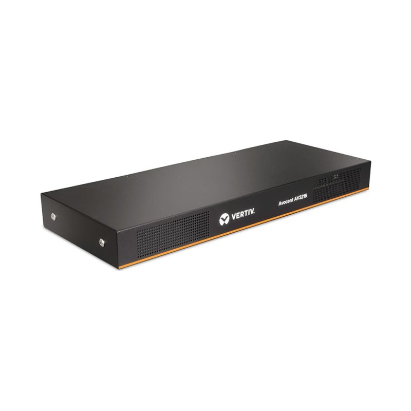 Vertiv Avocent AV3216-400 commutateur écran, clavier et souris Grille de montage Noir