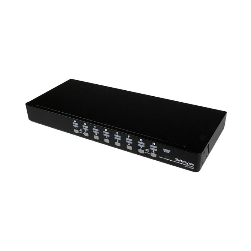 StarTech.com 16 Port 1U Rackmount USB KVM Switch with OSD - TAA