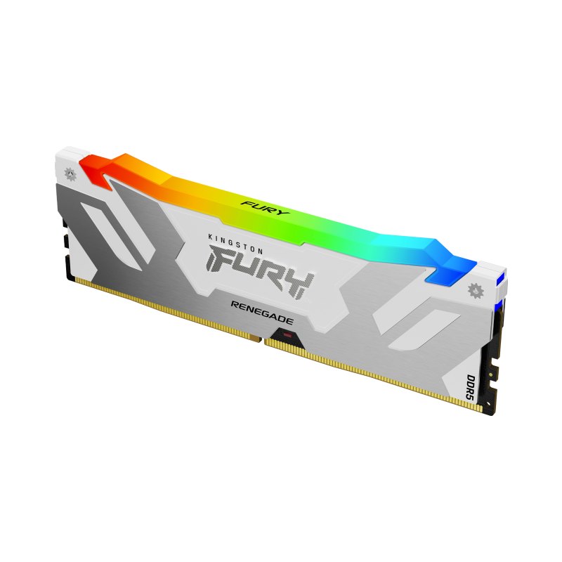 Kingston Technology FURY 16GB 7200MT/s DDR5 CL38 DIMM Renegade RGB White XMP