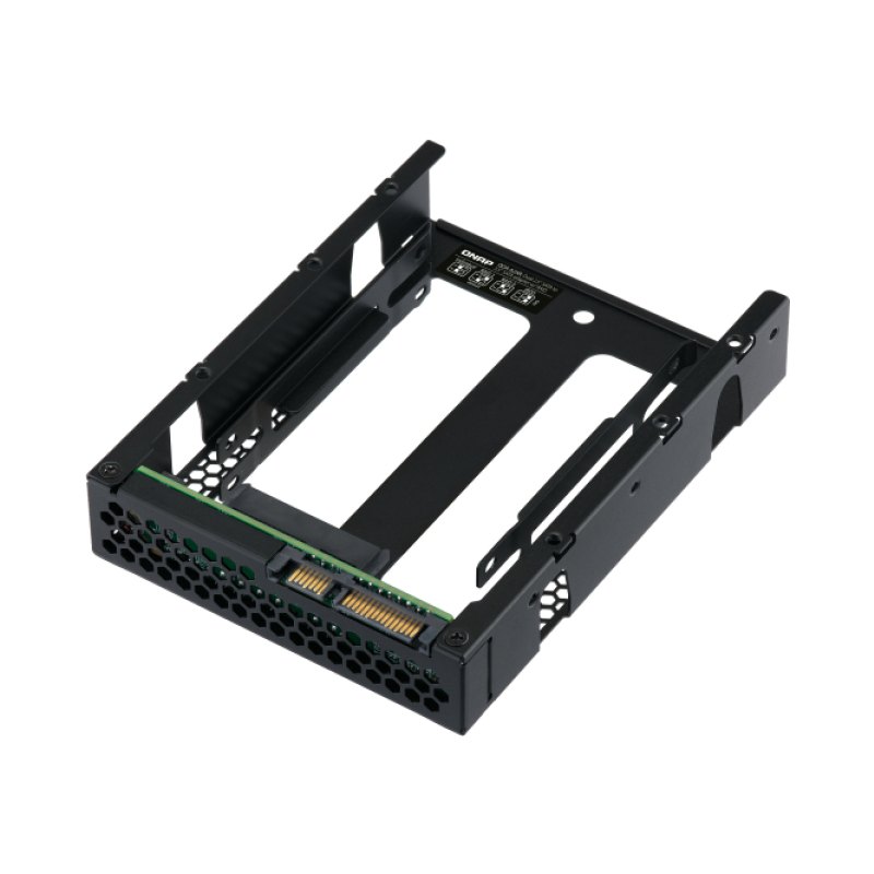 QNAP QDA-A2AR storage drive enclosure HDD/SSD enclosure Black 2.5"