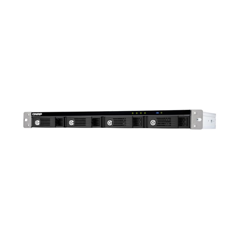 QNAP TR-004U storage drive enclosure HDD/SSD enclosure Black, Grey 2.5/3.5"