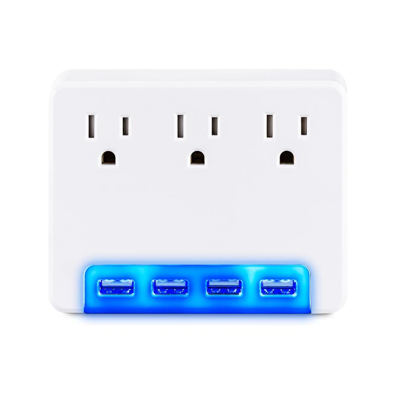 CyberPower P3WUH protection surtension Blanc 3 sortie(s) CA 125 V