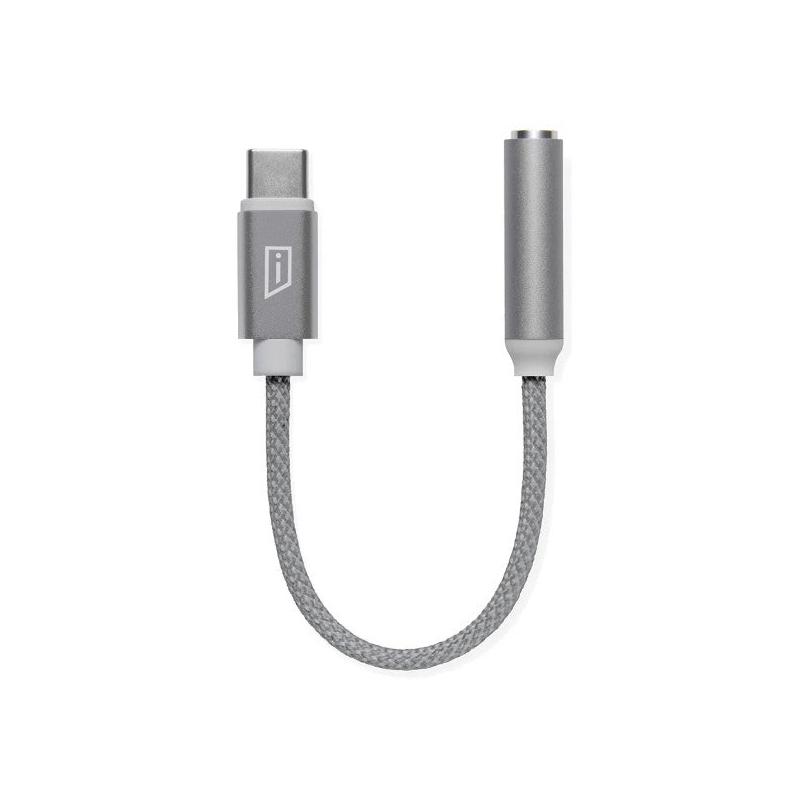 Targus IST-51217 câble audio 0,15 m 3,5mm USB Type-C Gris