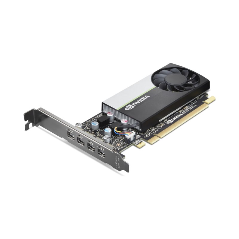 Lenovo NVIDIA T1000 4GB GDDR6, 128-bit, 896 CUDA Cores, PCI Express 3.0 x 16, 4xMini DisplayPort, 50 W