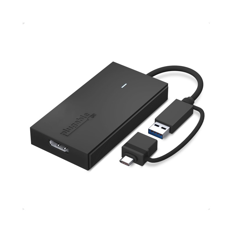 Plugable Technologies USB to DisplayPort Adapter. Connect one or more to any Mac or Windows System to add extra displays up to 1920x1080 60hz. USB C and A