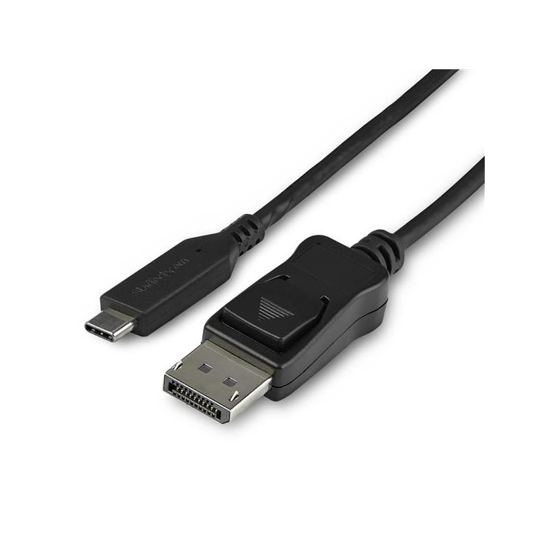StarTech.com Câble Adaptateur USB-C vers DisplayPort 1.4 1m - Câble Vidéo 8K/5K/4K USB Type-C vers DP 1.4 Alt Mode Converter - HBR3/HDR/DSC - 8K 60Hz DP Monitor Cable - USB-C/Thunderbolt 3