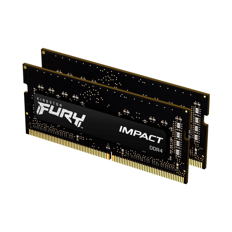 Kingston Technology FURY 32GB 3200MT/s DDR4 CL20 SODIMM (Kit of 2) Impact