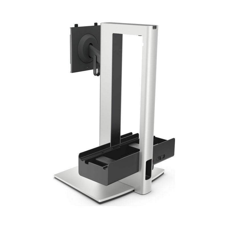 DELL Pro Slim OSS25 68.6 cm (27") Desk Black, Silver