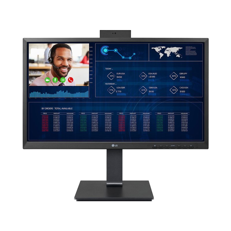 LG 24CQ650I-6N All-in-One PC/workstation Intel® Celeron® N5105 60.5 cm (23.8") 1920 x 1080 pixels All-in-One thin client 4 GB 16 GB eMMC Wi-Fi 6 (802.11ax) Black