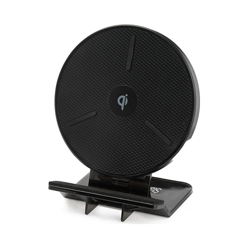 StarTech.com 15W Qi Wireless Charging Stand - Qi Certified Wireless Charger Stand or Pad - Adjustable - Universal Wireless Charging Pad for Smartphone - iPhone/Samsung Galaxy/Google Pixel