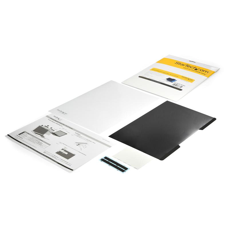 StarTech.com Écran de Confidentialité pour Ordinateur Portable 15,6" - Filtre de Sécurité Magnétique Amovible pour Écran - Protection d'Écran Réduisant la Lumière Bleue - 16:9 - Mat/Brillant - +/-30°