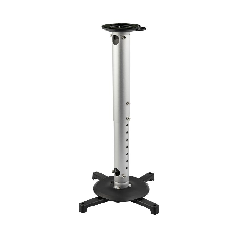 StarTech.com Universal Ceiling Projector Mount - Heavy Duty Height Adjustable/Extendable Pole Mount 5-22.7" from Ceiling - 33lb (15kg) - Tilt/Rotate - Hanging Projector Mount w/ Bracket - TAA