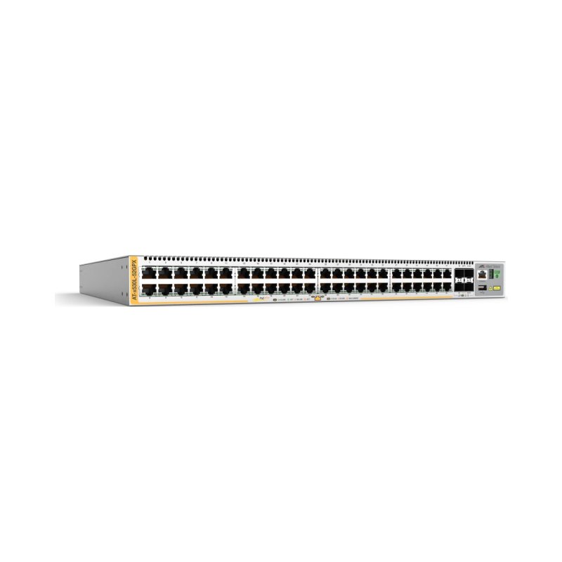 L3 Stackable Sw 48X 10/100/1000-T Poe+ 4X Sfp+ Ports