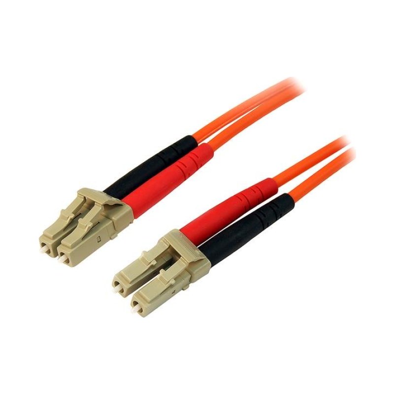 StarTech.com 3m Fiber Optic Cable - Multimode Duplex 50/125 - LSZH Fiber Jumper Cord - LC/LC