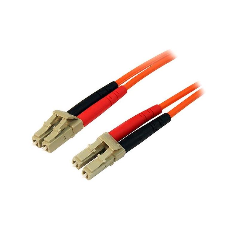 StarTech.com Câble fibre optique duplex multimode 50/125 OM2 de 3 m - LC vers LC - LSZH - Orange