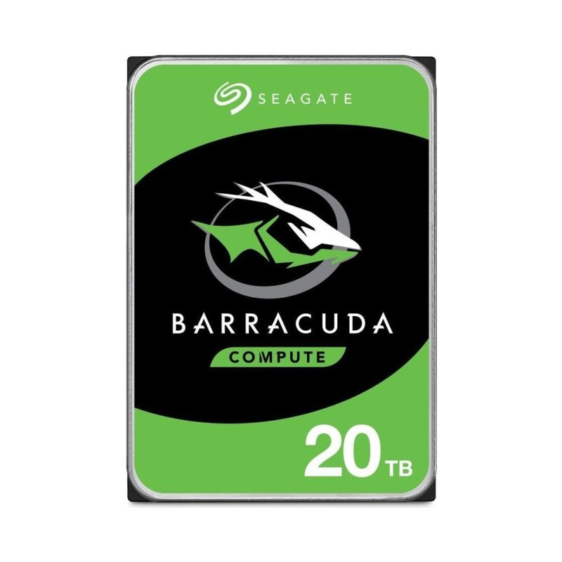 Seagate Barracuda 20TB internal hard drive 7200 RPM 512 MB 3.5" Serial ATA