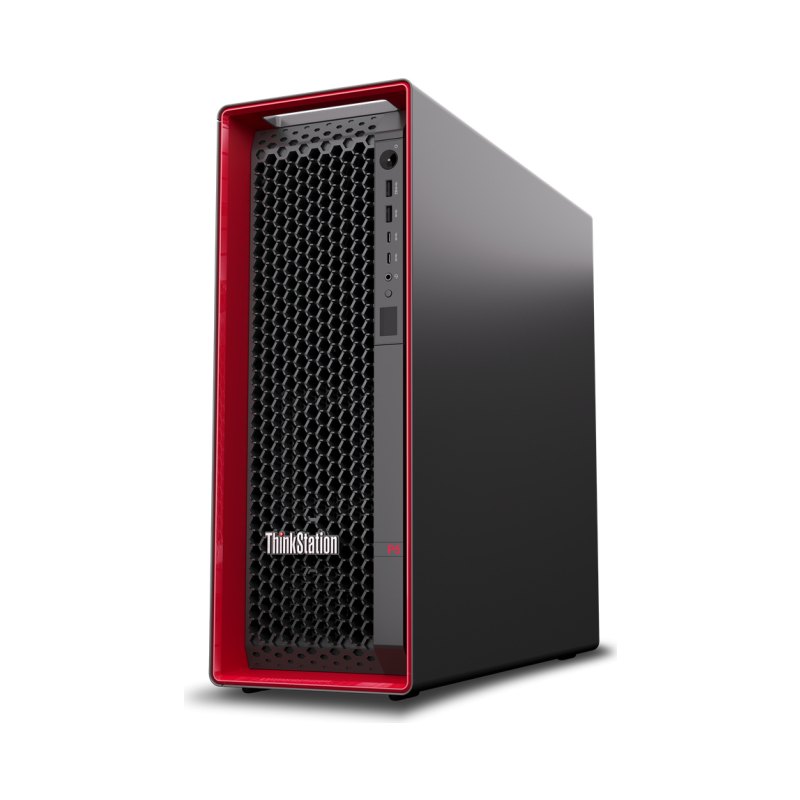 Lenovo ThinkStation P5 Intel Xeon W w3-2425 32 GB DDR5-SDRAM 1 TB SSD NVIDIA T1000 Windows 11 Pro for Workstations Tower Workstation Black, Red