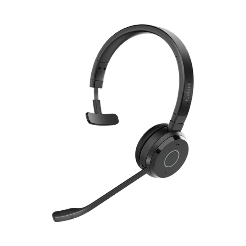 Jabra Evolve 65 TE Headset Wireless Head-band Office/Call center Bluetooth Charging stand Black