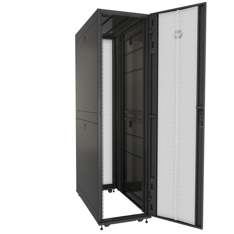Vertiv VR3307 étagère 48U Rack autonome Noir, Transparent
