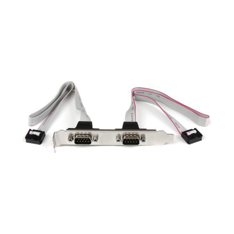 StarTech.com Support de port série DB9 16 pouces à 2 ports vers en-tête 10 broches