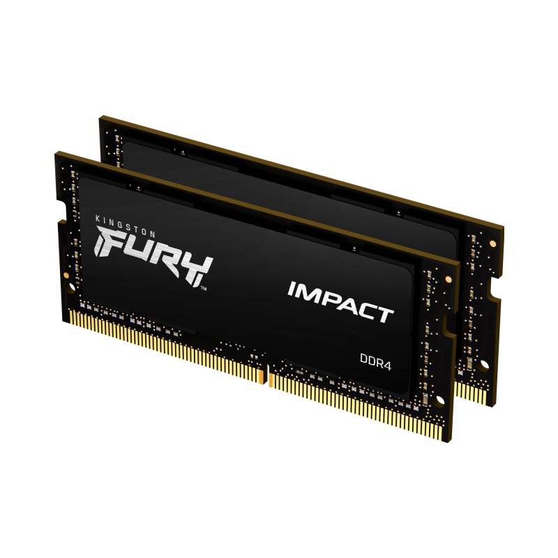 Kingston Technology FURY 64GB 3200MT/s DDR4 CL20 SODIMM (Kit of 2) Impact