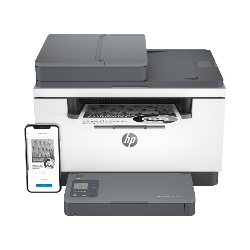 HP LaserJet M234sdw Wireless Multifunction Black and white Printer, Copier, Scanner; Duplex