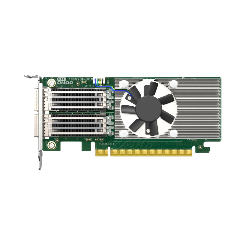 QNAP QXG-100G2SF-BCM network card Internal Fiber 100000 Mbit/s
