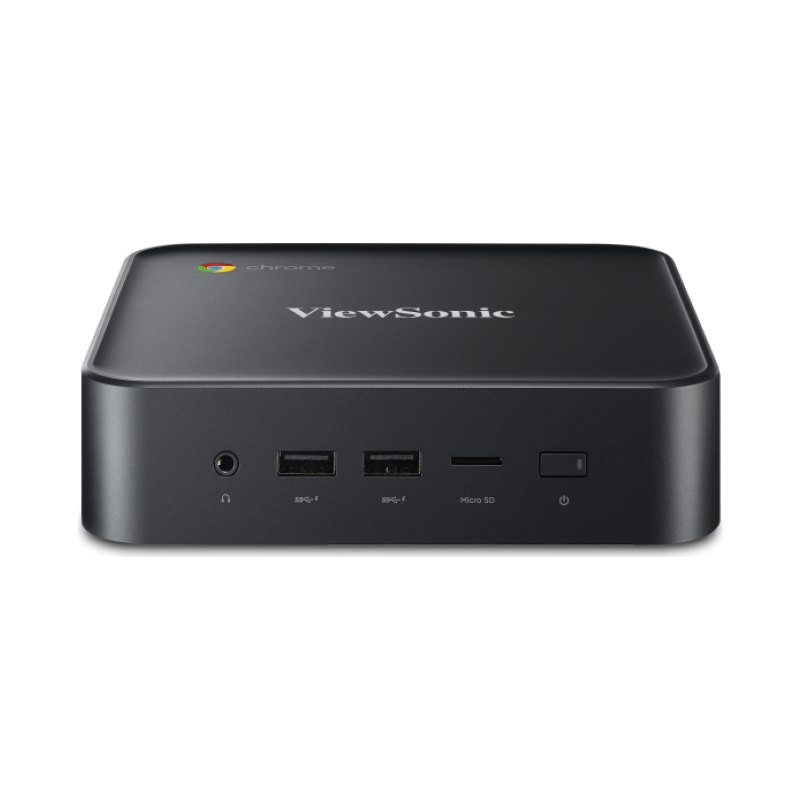 Viewsonic NMP760 PC/workstation Intel® Celeron® 5205U 8 GB DDR4-SDRAM 64 GB eMMC ChromeOS Mini PC Black