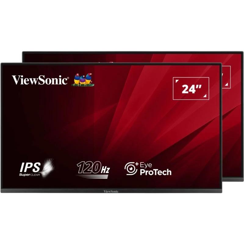 Viewsonic VA VA2456A-MHD_H2 écran plat de PC 61 cm (24") 1920 x 1080 pixels Full HD LED Noir
