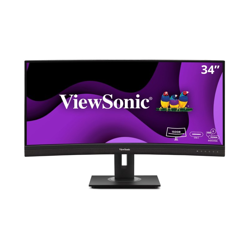 Viewsonic VG Series VG3456CA computer monitor 86.4 cm (34") 3440 x 1440 pixels UltraWide Quad HD LED Black