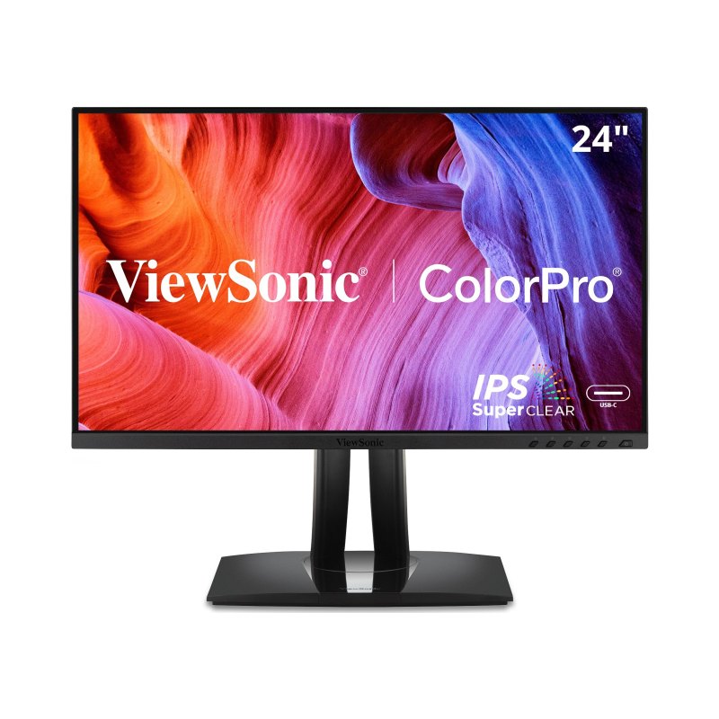 Viewsonic VP Series VP2456A computer monitor 61 cm (24") 1920 x 1080 pixels Full HD LED Black, Grey