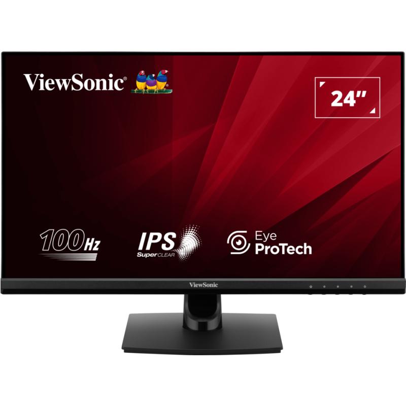 Viewsonic VA2414-H écran plat de PC 61 cm (24") 1920 x 1080 pixels Full HD LED Noir
