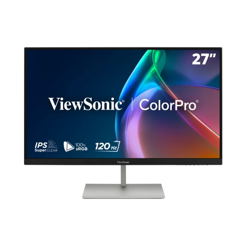 Viewsonic VP Series 27" 120Hz 2K QHD Pantone Validated 100% sRGB & Factory Calibrated Monitor with 90W USB-C
